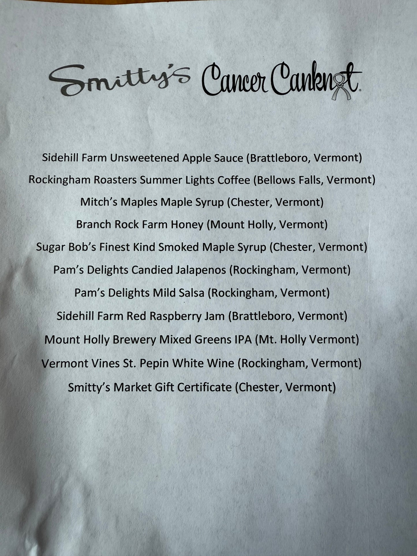 (#40) Smitty's Market Gift Basket