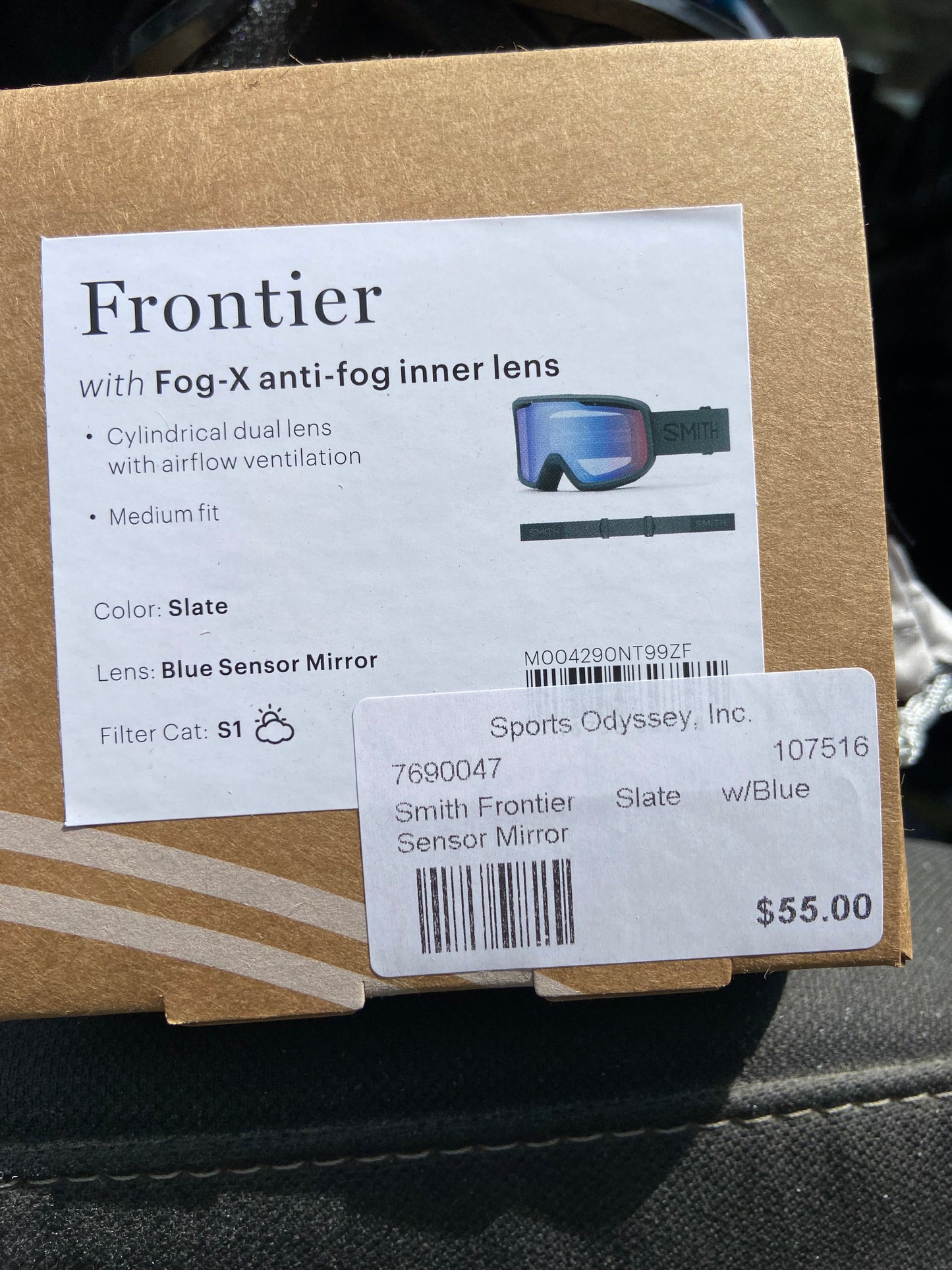 (Item #34) Sports Odyssey- Frontier Fog X Mountain Goggles (4of4)