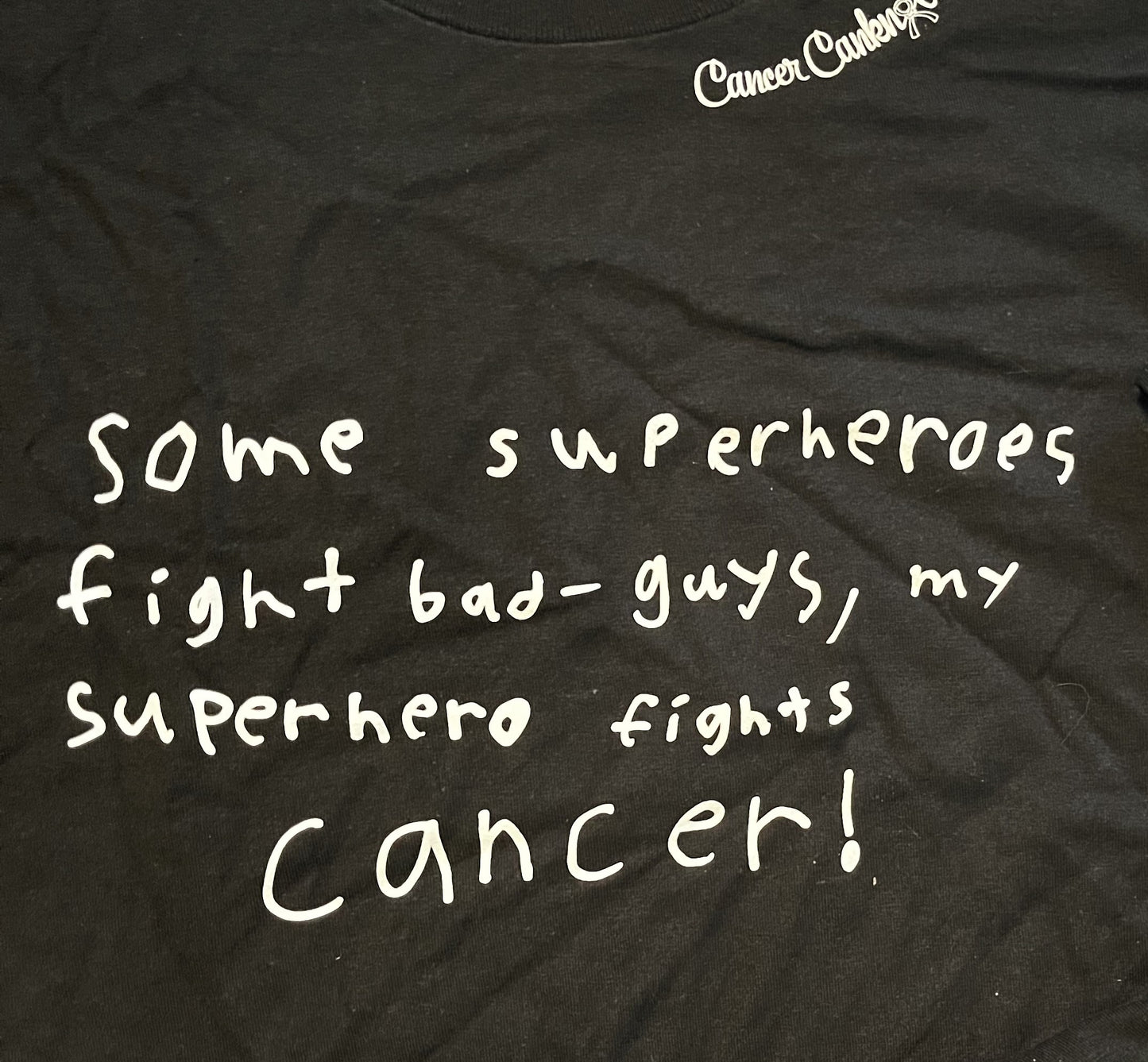 (Item #13) Cancer Canknot "Super Hero" Shirt & Hat