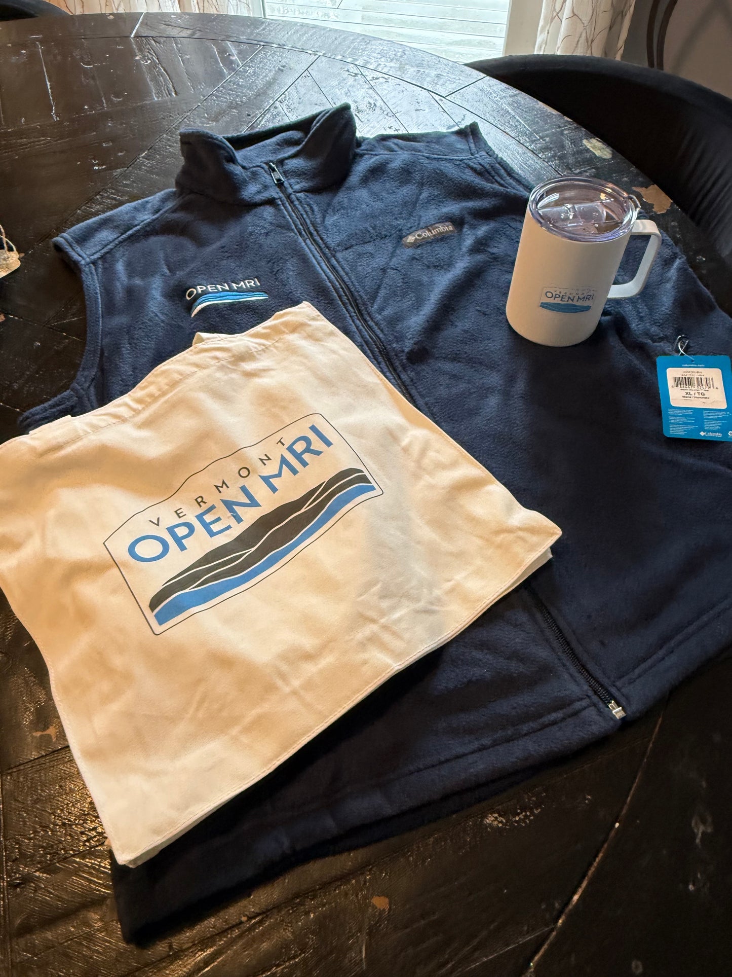 Open MRI Vest with Travel Mug & Bag