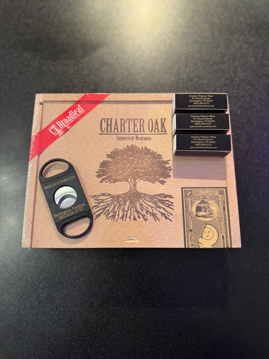 (Item #14) Garcia's Cigars - Charter Oak Maduro Box