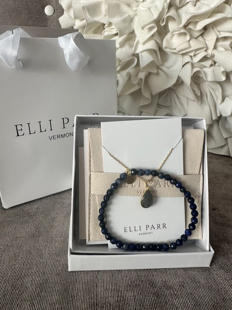 (Item #40) Elli Parr Gemstone Beaded Bracelet & Necklace