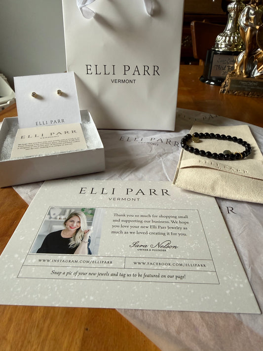 (Item #20) Elli Par - Earrings & Gemstone Bracelet