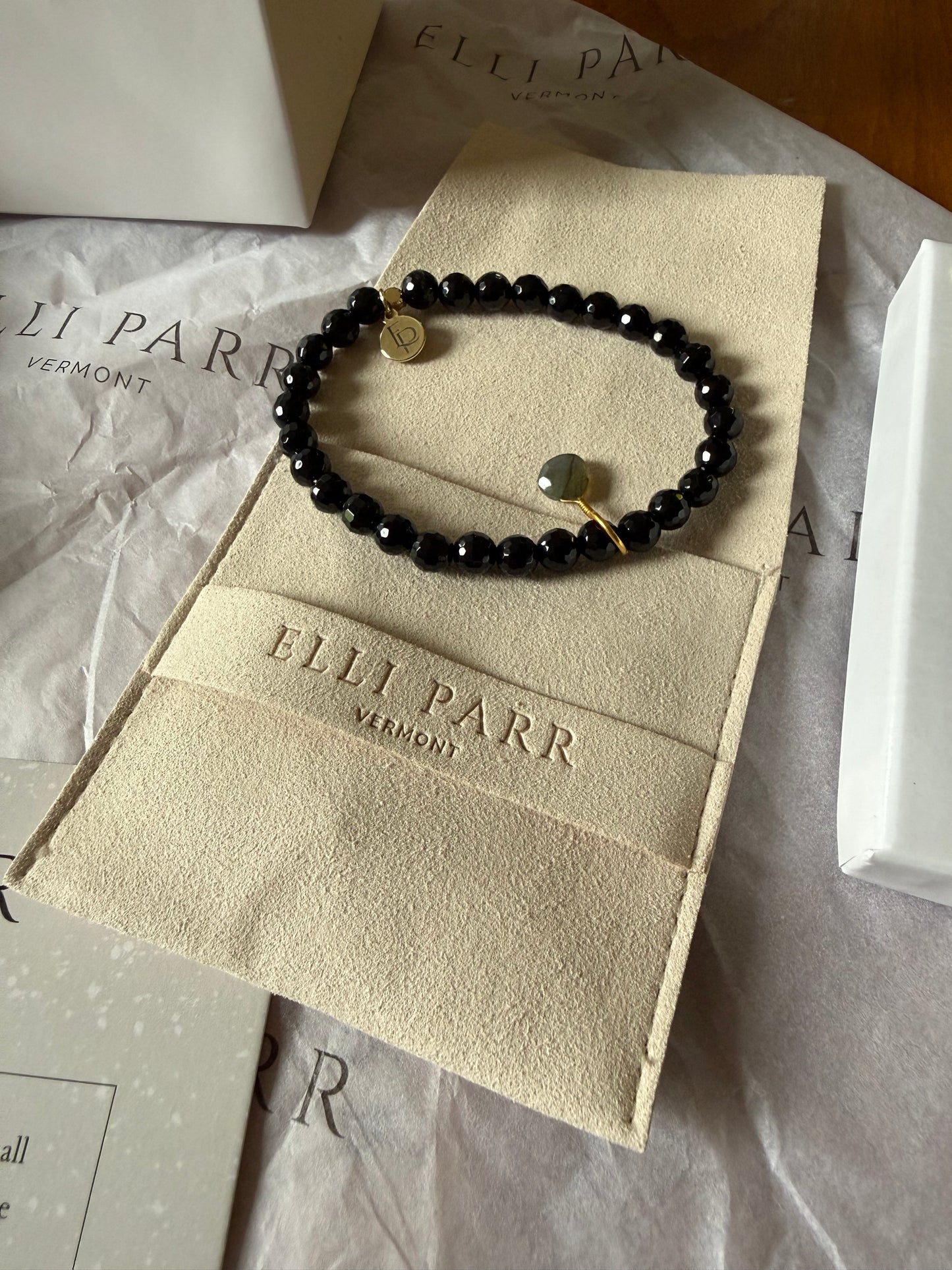 (Item #20) Elli Par - Earrings & Gemstone Bracelet