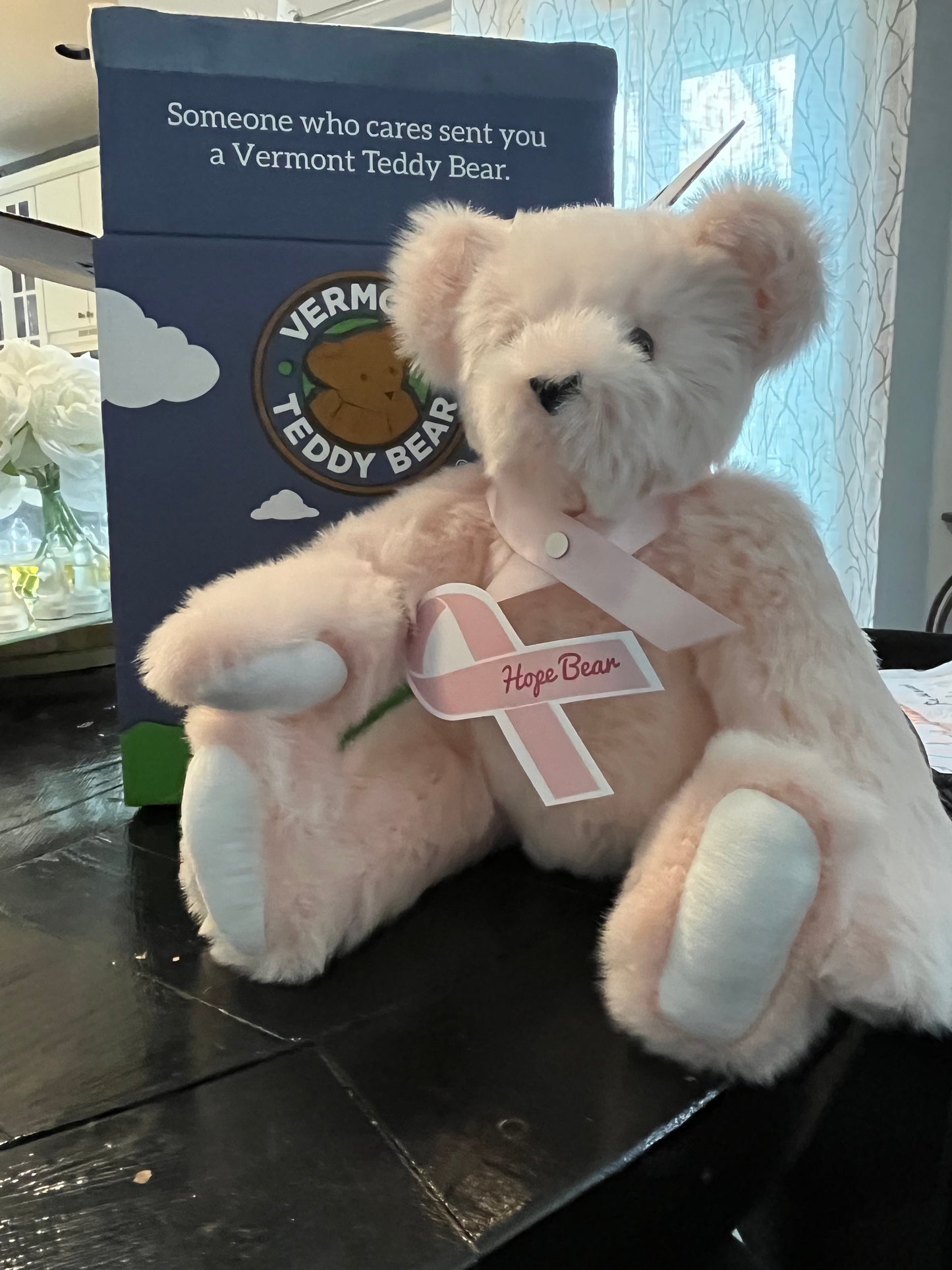 Item #32: Vermont Teddy Bear - Breast Cancer of Hope Bear