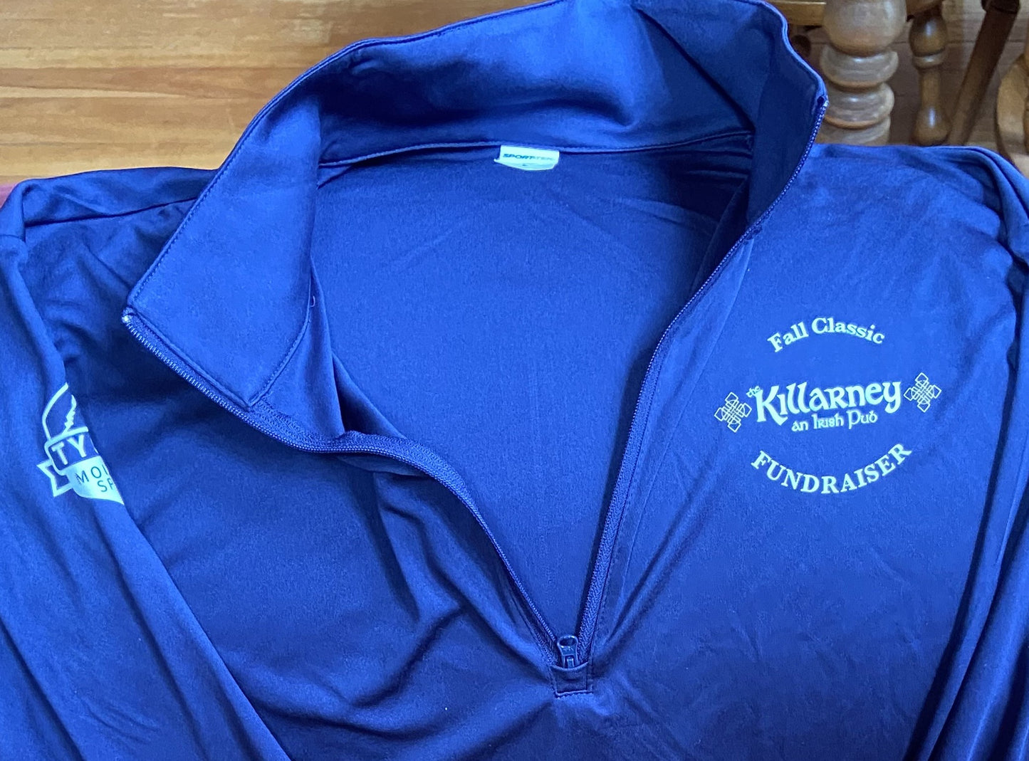 (#16) The Killarney Pub Blue Athletic Golf Jacket