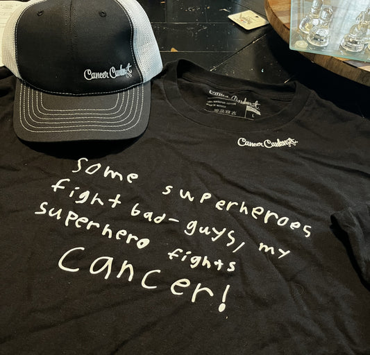 (Item #01) Cancer Canknot Superhero Shirt & Hat