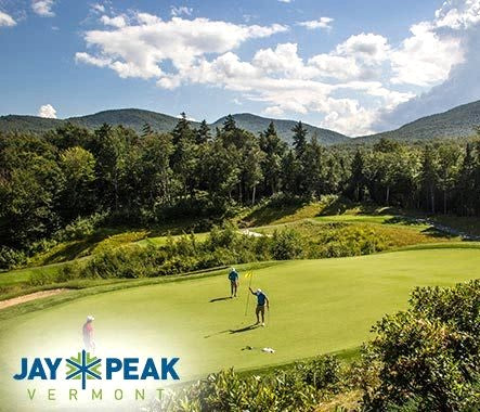 (Item #42) Jay Peak Resort Golf Course - (4) Greens Fees wCarts