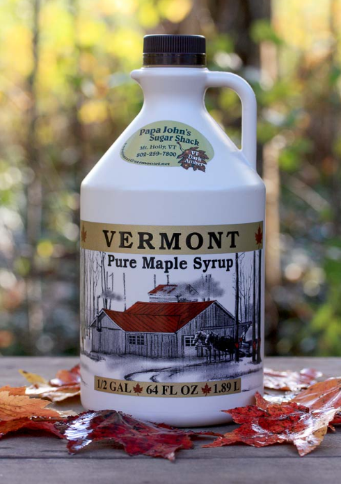 (Item #48) Papa John's Maple Syrup - Half Gallon (3of3)