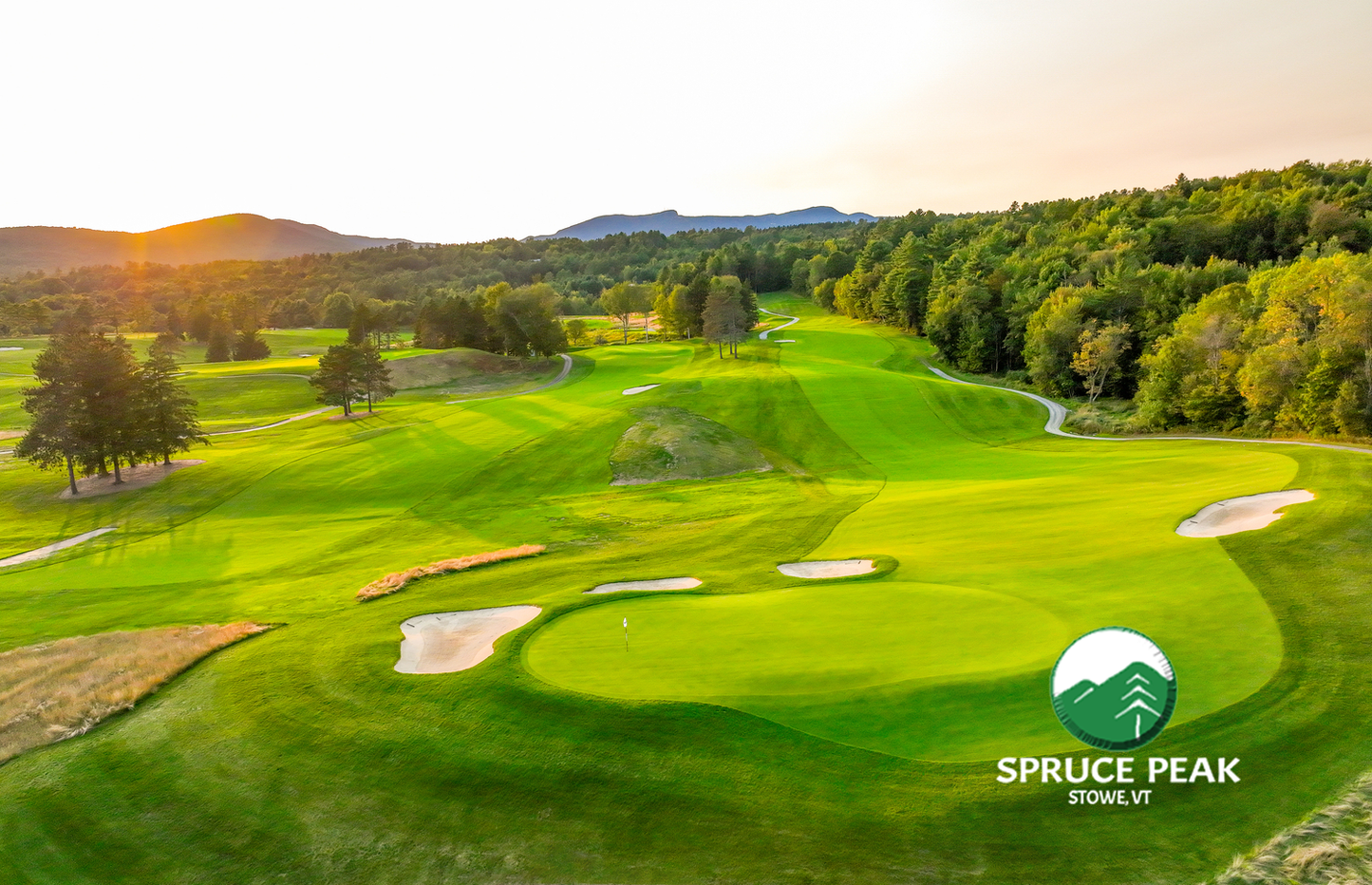 (Item #15) Elite Item: Stowe Mountain Course at Spruce Peak - (4) Greens Fees wCarts