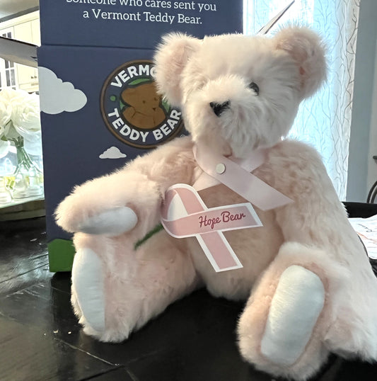 (Item #01) Vermont Teddy Bear - Breast Cancer Bear of Hope