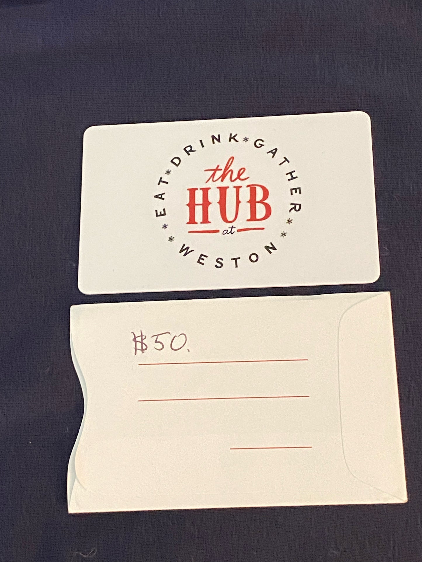 (#23) The HUB Gift Card - $50